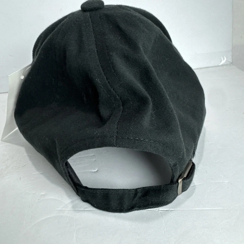 NWT‎ Vintage NBA Detroit Pistons Horse Teal Strapback Hat Annco Ball Cap Black